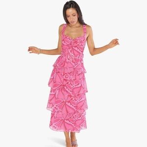 SHOW ME YOUR MUMU Cosmopolitan Maxi Dress in Candy Hearts new size XXL